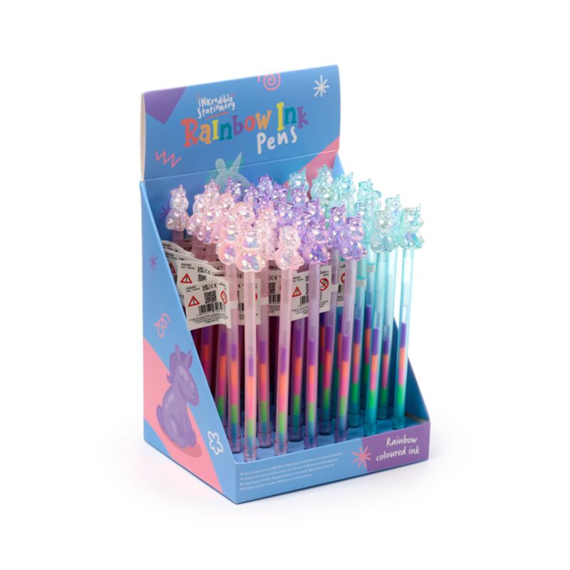 Stylo à encre arc-en-ciel de la licorne