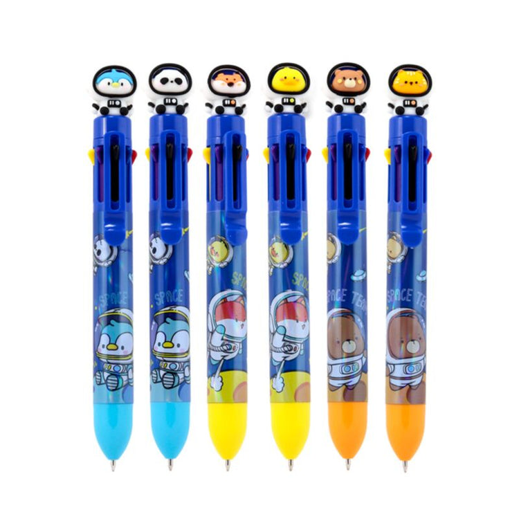 Stylo multi-colorant d'équipe spatiale (8 couleurs)