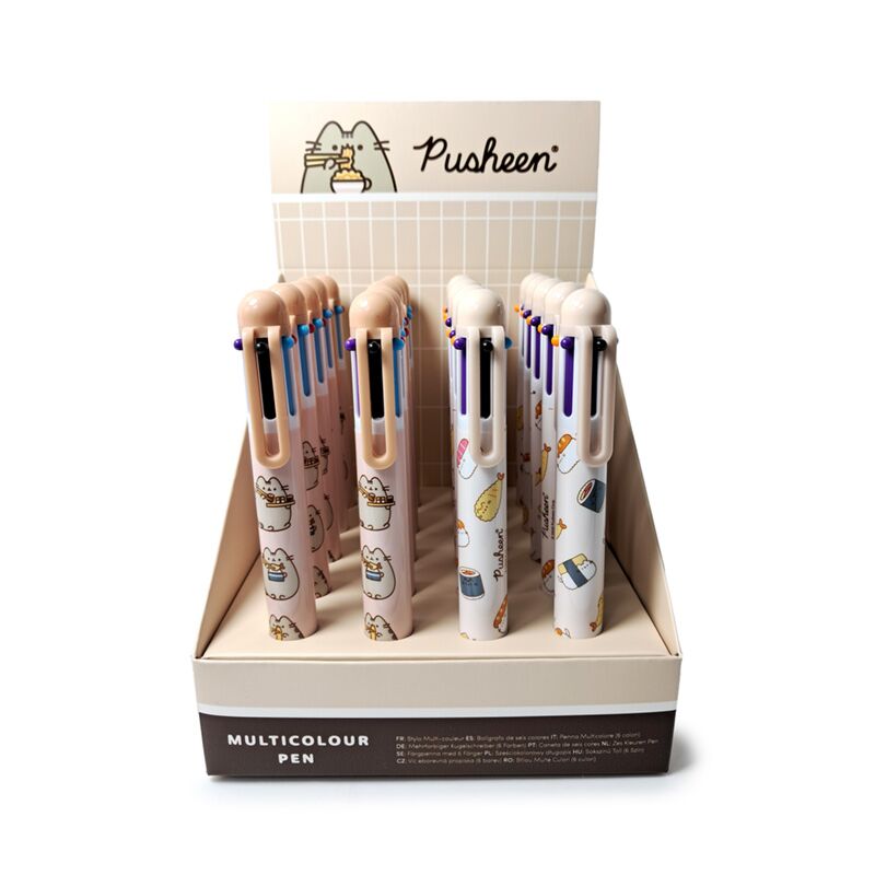 Stylo Pusheen le chat sushi club plus de couleurs (6 couleurs)