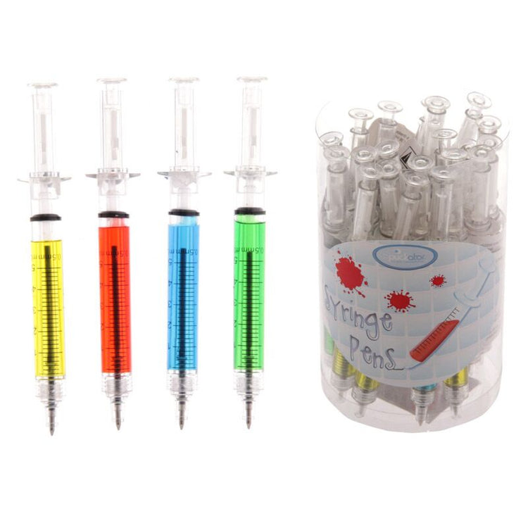 Injection Spray Plastic Pen - Bleu