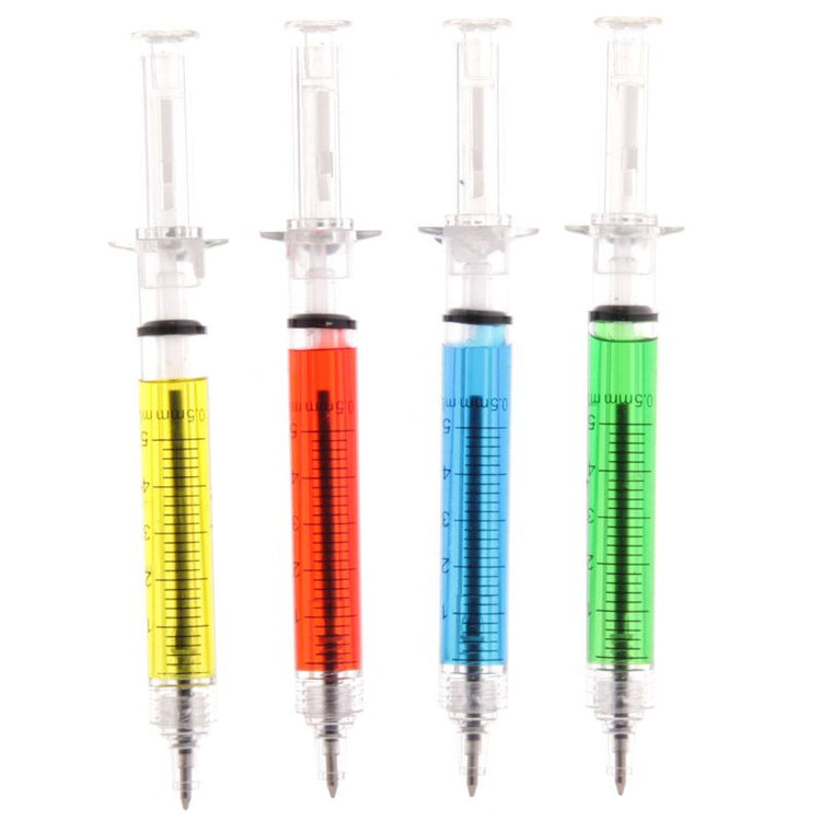 Injection Spray Plastic Pen - Bleu