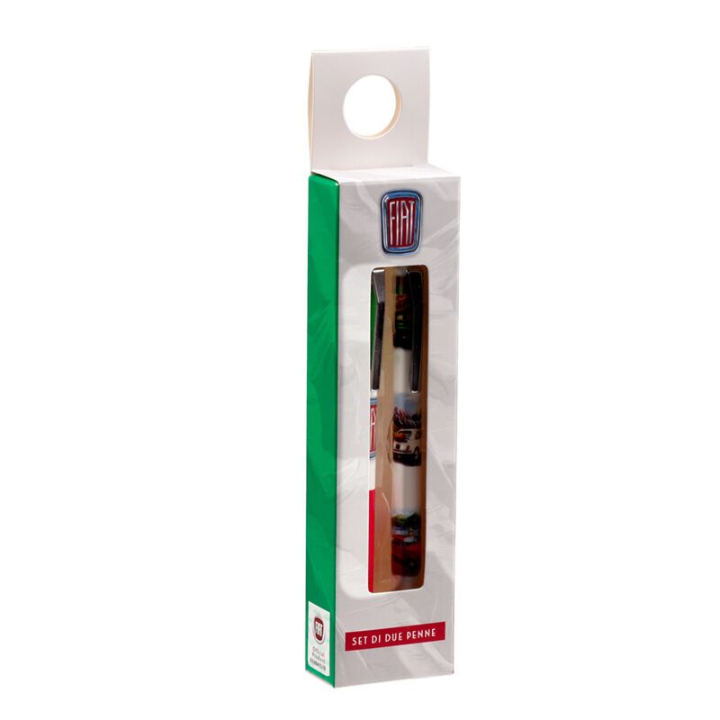 Fiat 500 rétro Duo Pen Set Black