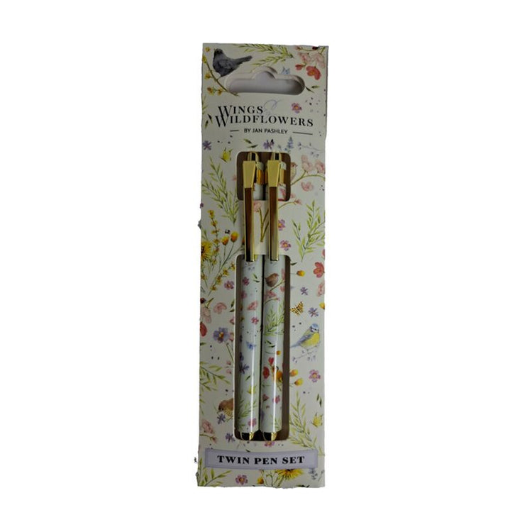 Jan Pashley Wings Wildflowers Duo Stylo Noir