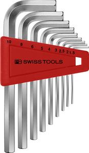 Pb swiss tools pb jeu de clés hexagonales courtes 1,5-8 mm