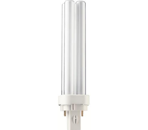 Philips master pl-c lampe 18w 827 2p g24d-3 blanc extra chaud