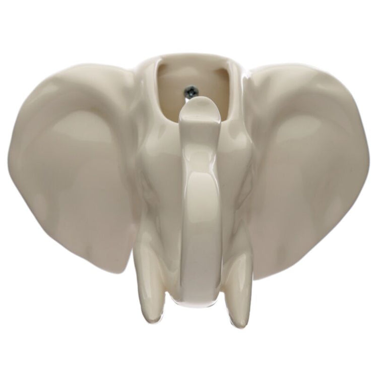 Decoration de paroi de la tête d'éléphant en céramique à l'intérieur