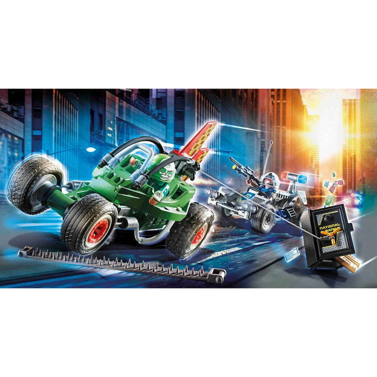 Playmobil City Action Politiekart Pursuit du Kloiisrover 70577