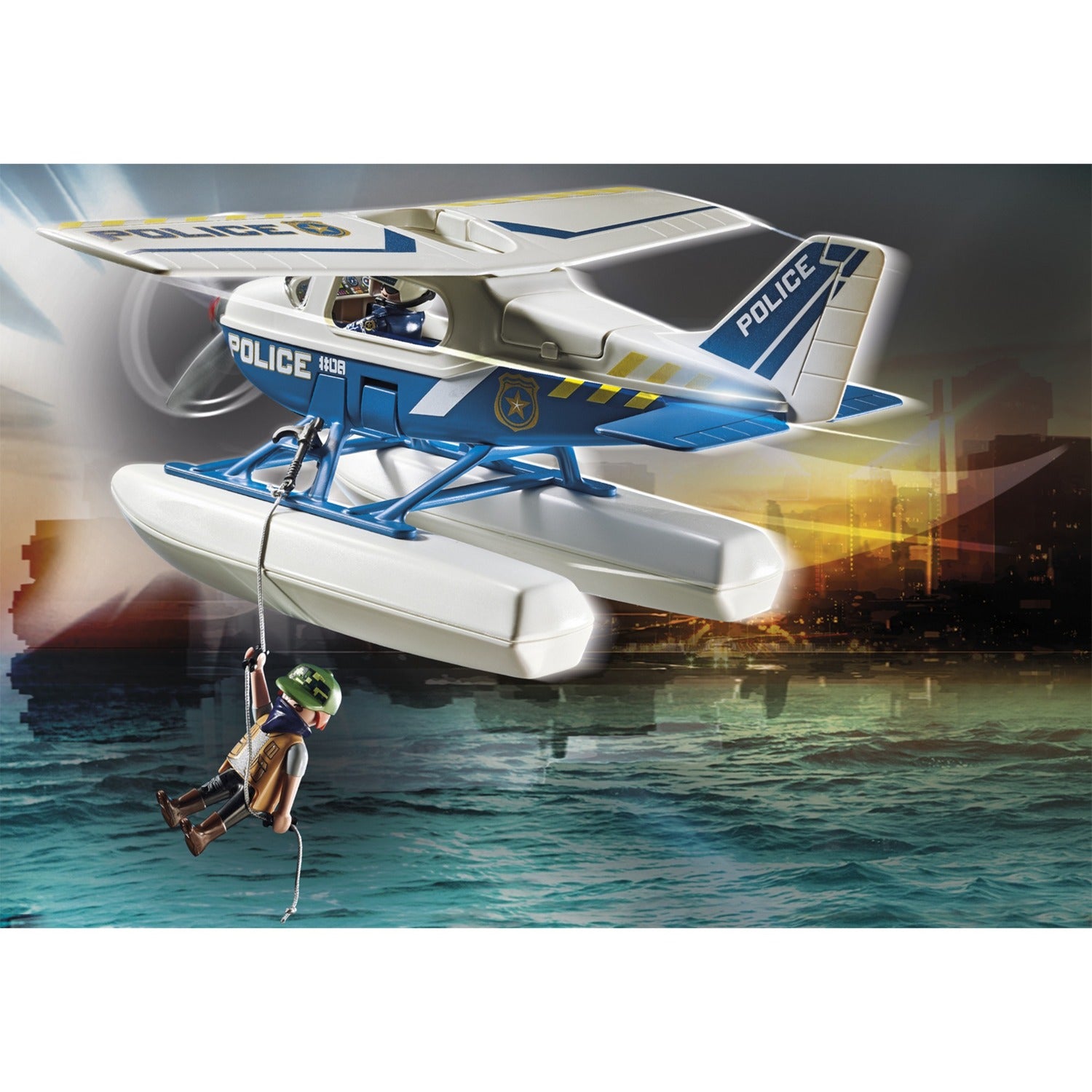 Playmobil City Action Police Polive Avion Pursuit 70779
