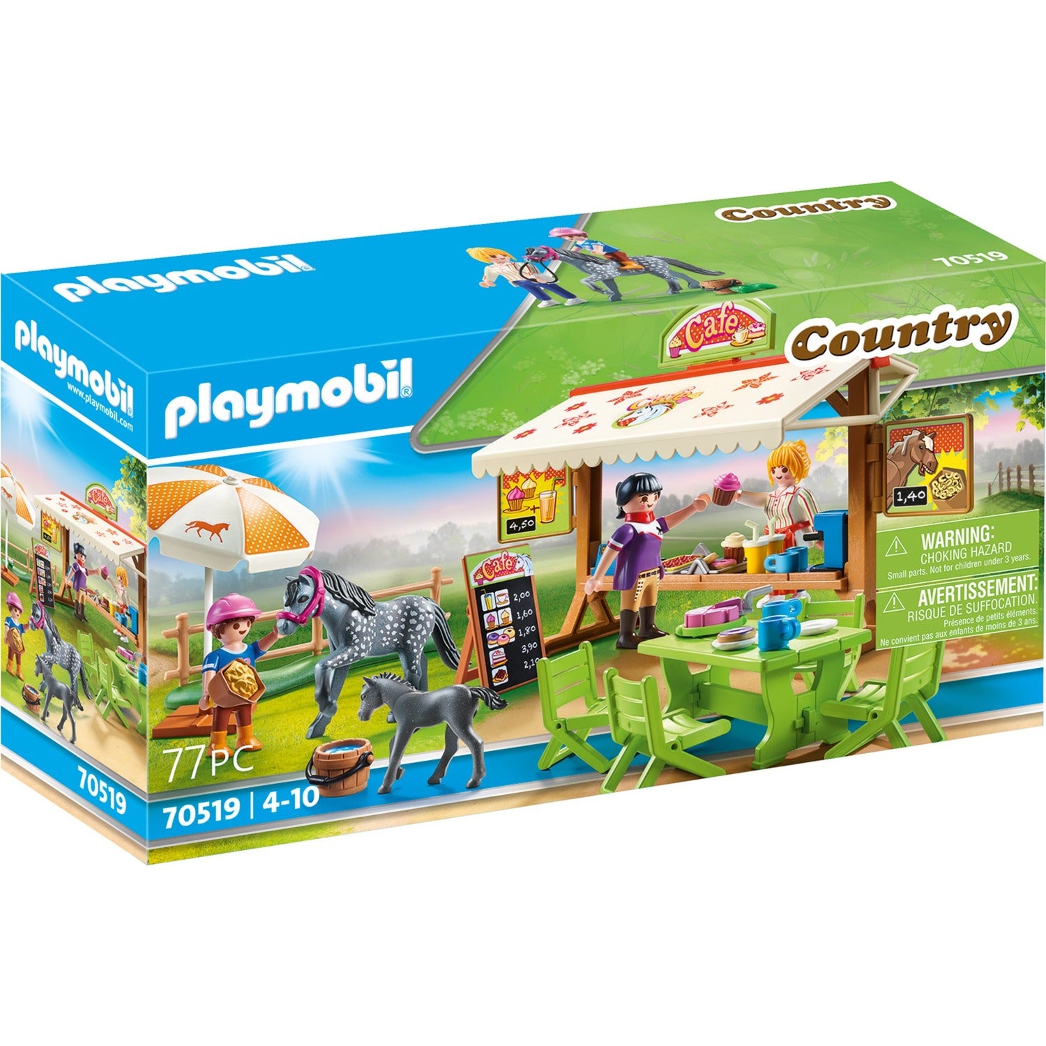 Playmobil country ponycafe 70519
