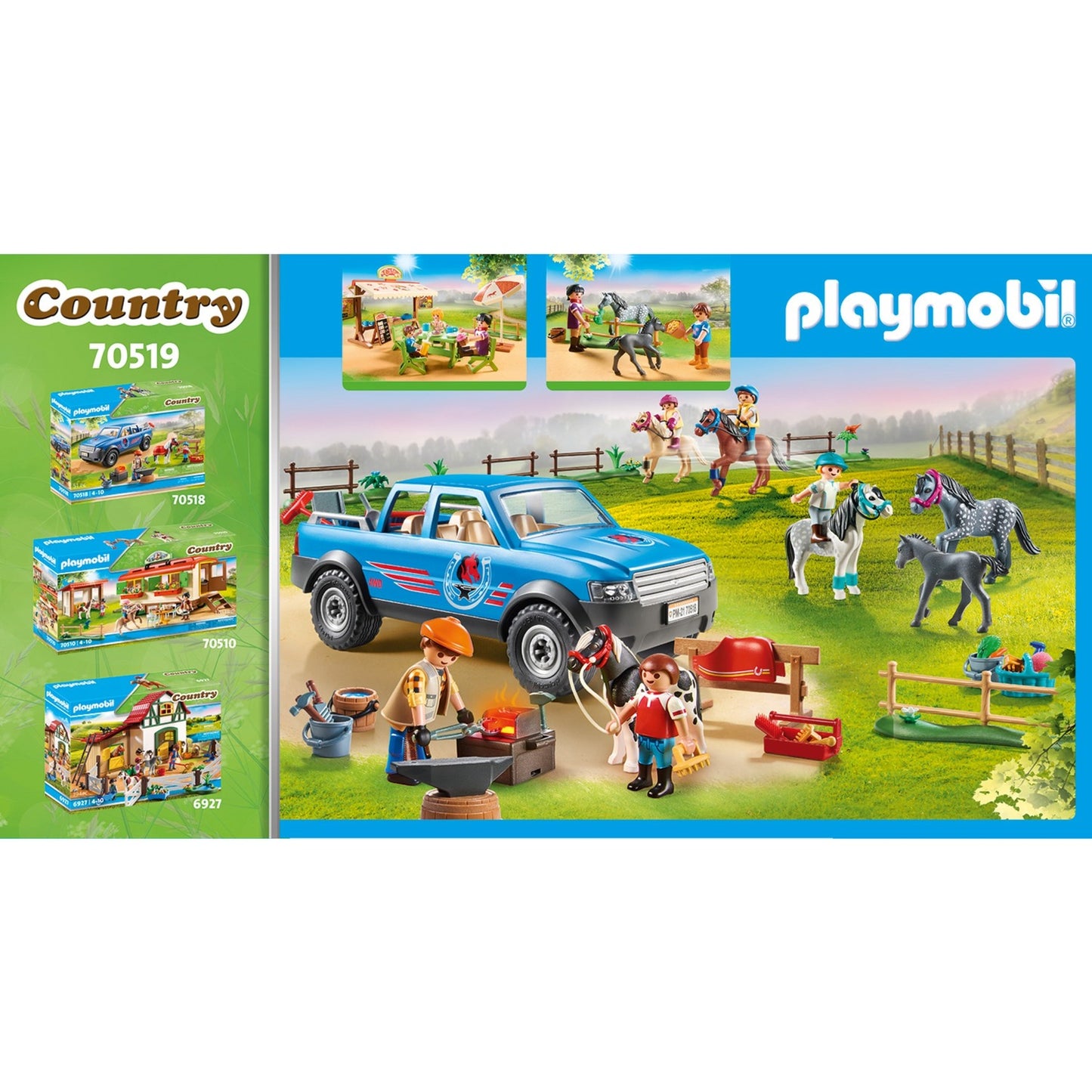 Playmobil country ponycafe 70519