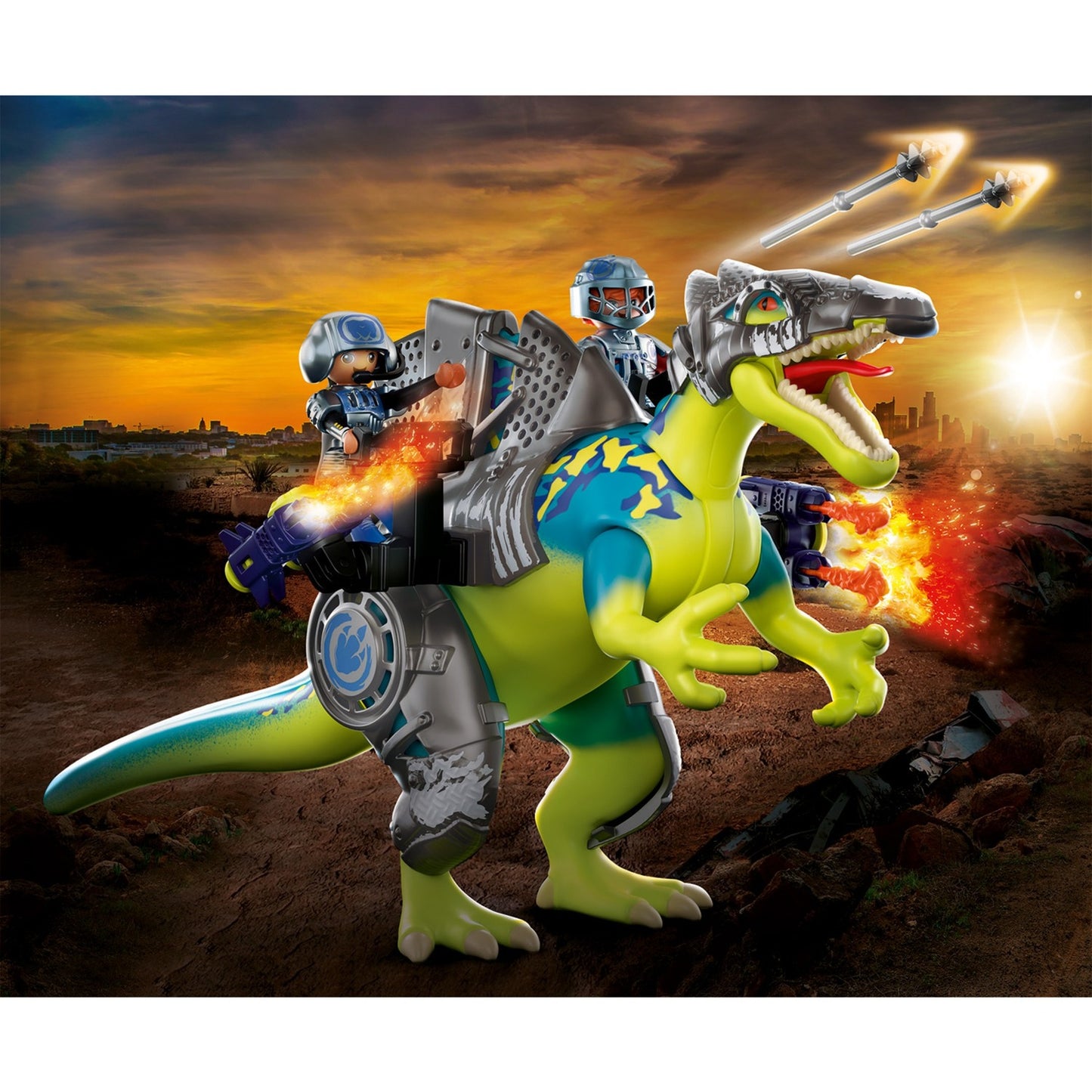 Playmobil Rise Spinosaurus: Double défense Crack