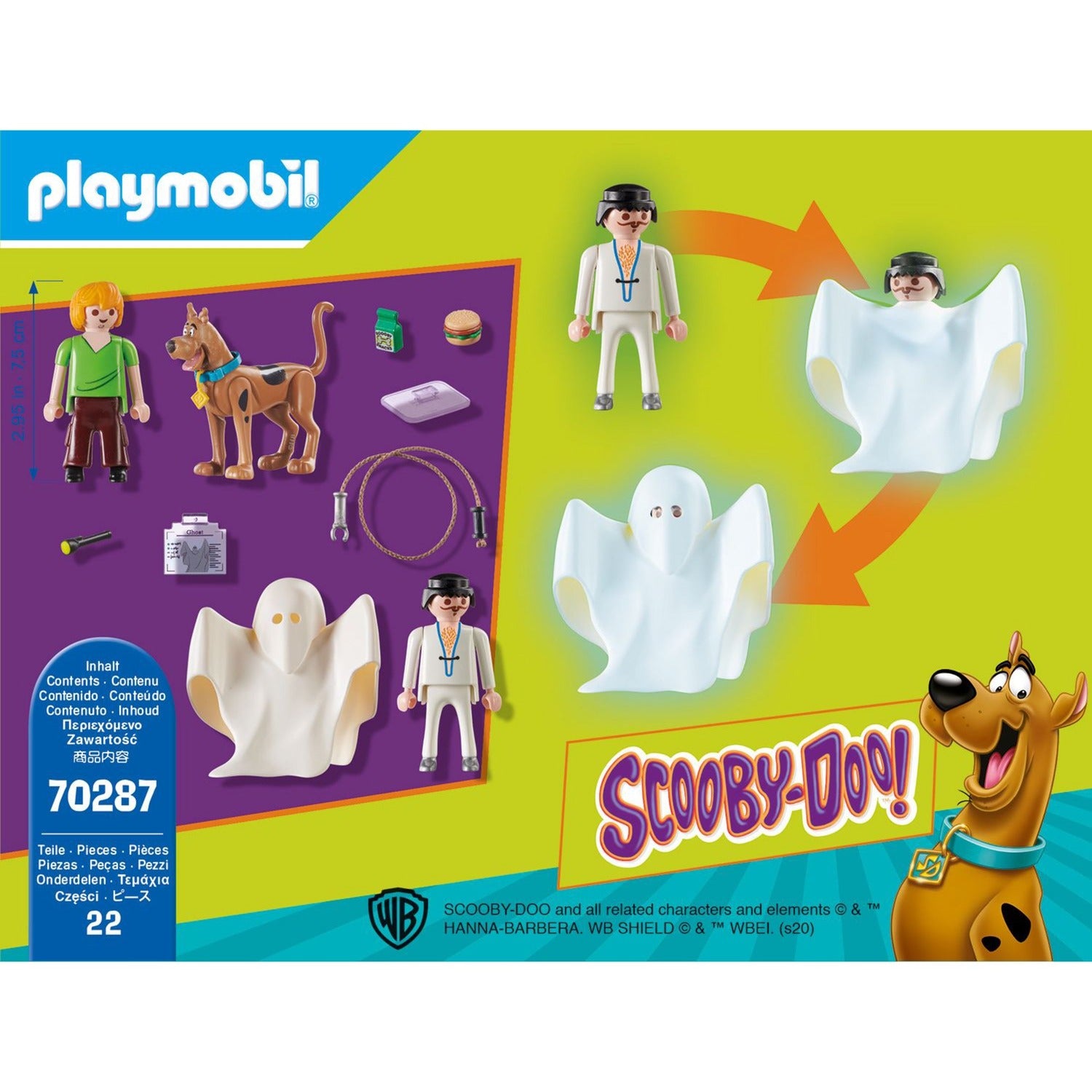 Playmobil Scooby-Doo! Scooby et hirsute d'esprit