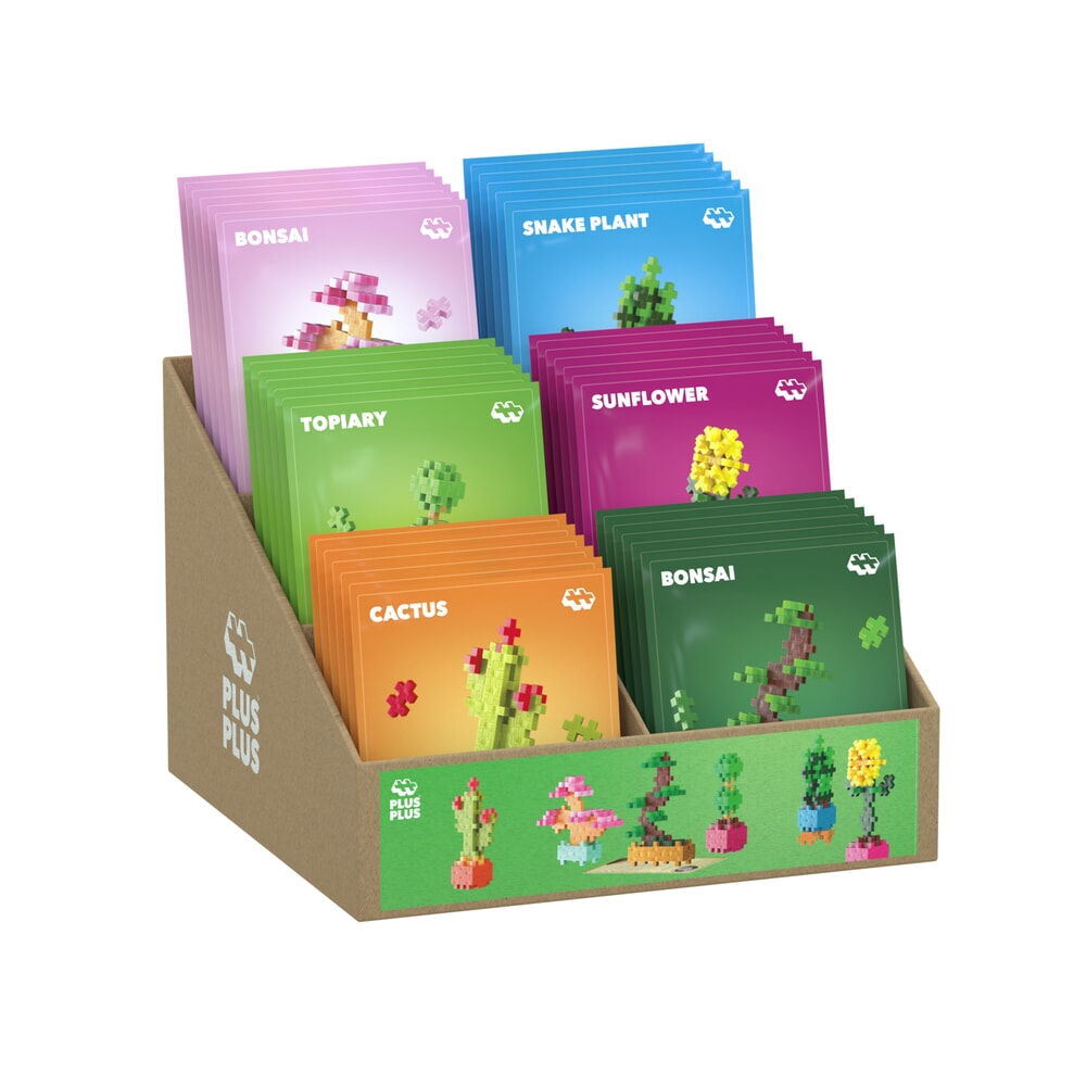 Packs de plantes Plus Plus - présentoir (36 pièces) plantes à fleurs plus-plus (7494)