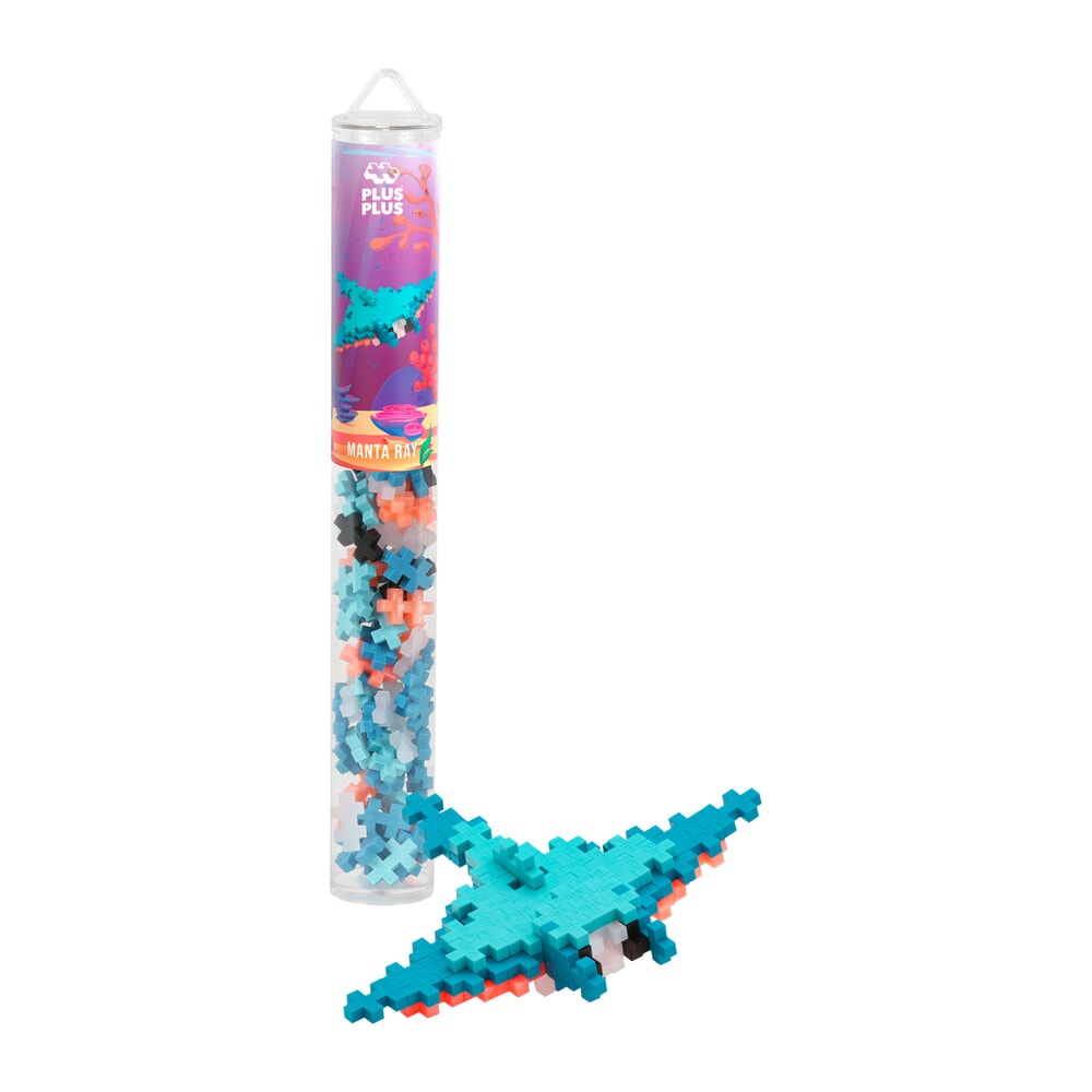 Raie manta Plus Plus Plus-Plus : tube de 100 pièces (4326)