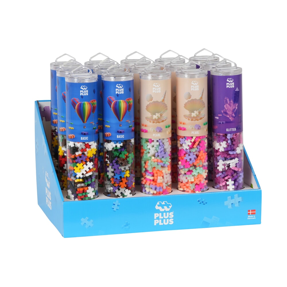Plus plus plus-plus 240 pièces. tubes de perles et de paillettes : 15 pièces (7460)