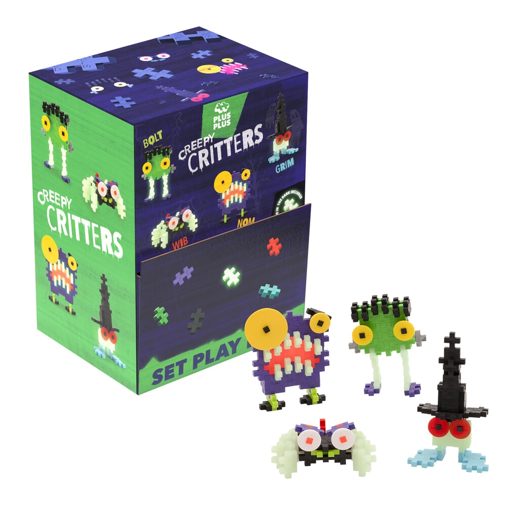 Présentoir de créatures effrayantes plus plus plus plus : 48 pièces. (5179)