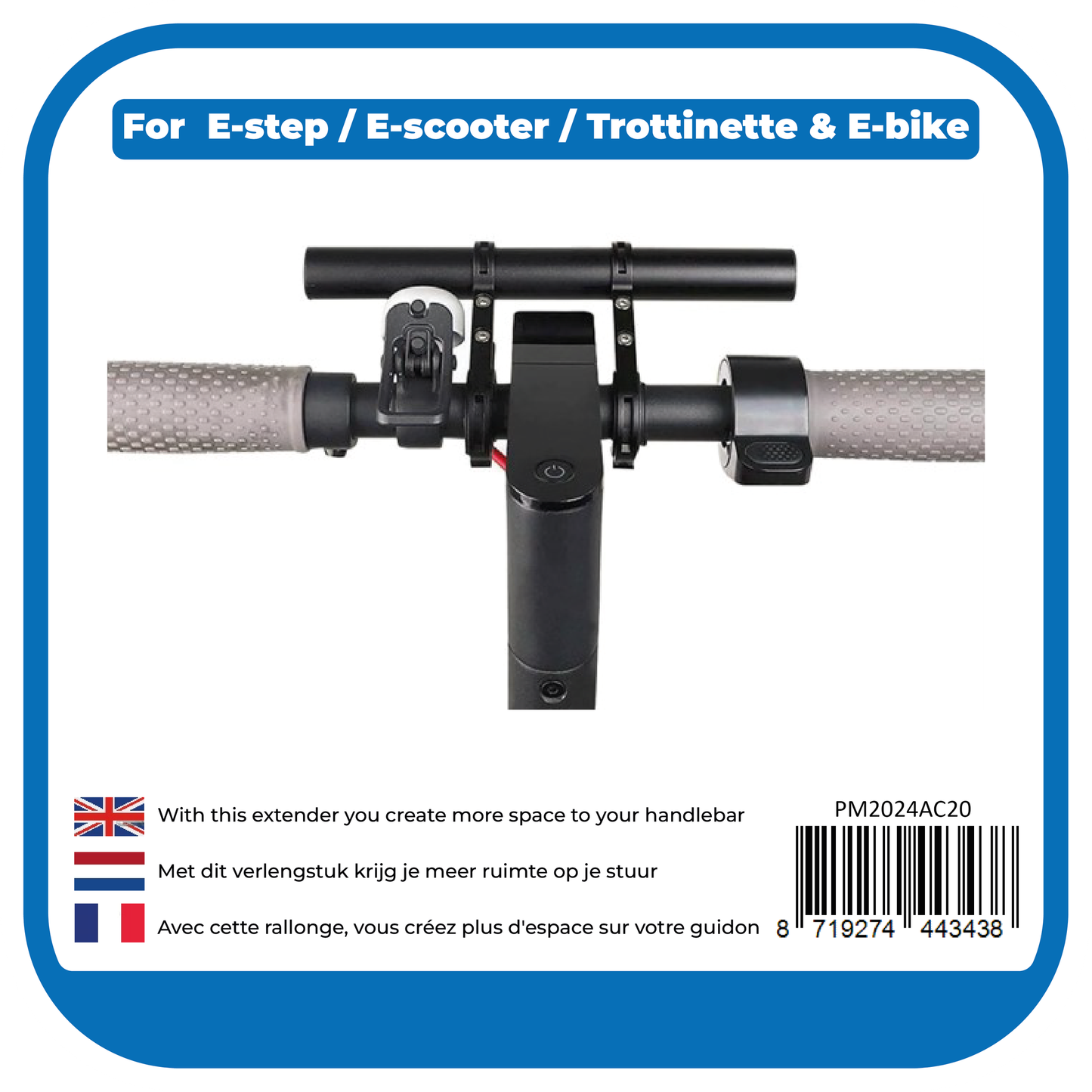 Pro-monte Pro-monte Proviseur de direction E-Step Groot Black