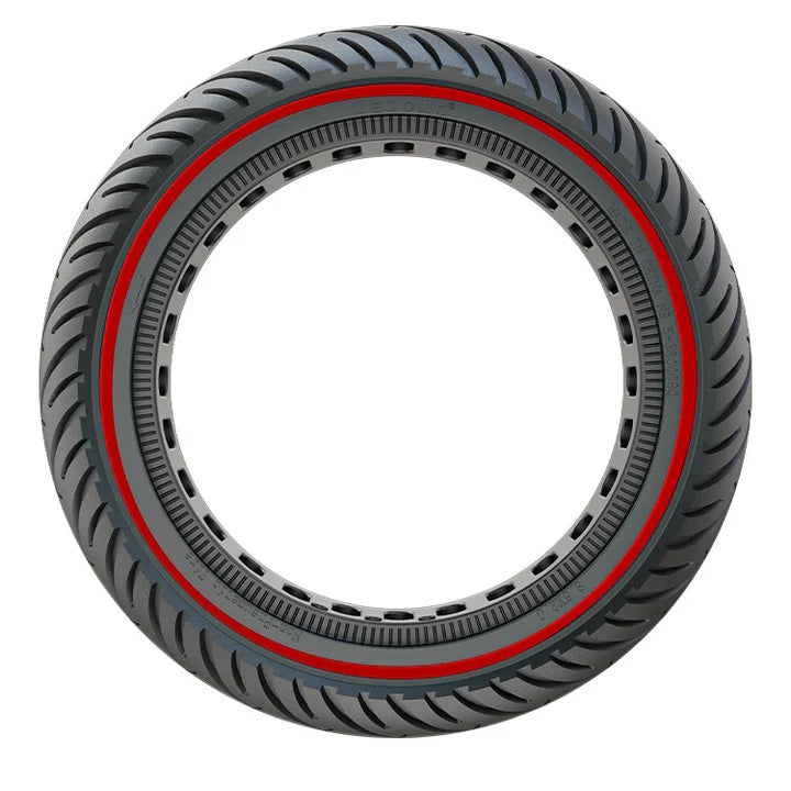 Pro-monnts pro-monnts pneu solide 8 1 2 Black Red Line