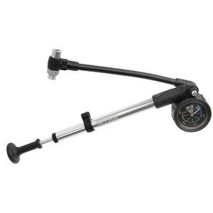 Pompe à fourche avant Beto avec manomètre - Aluminium