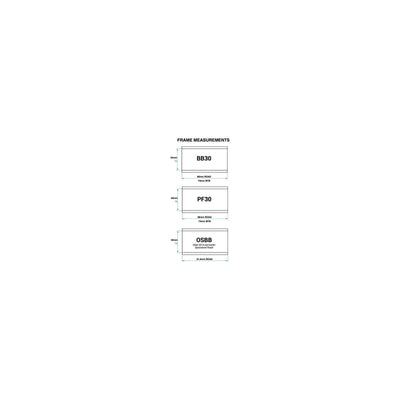 Adaptateur de branche inférieur de Praxis M24 BB30 PF30 MTB 73 mm