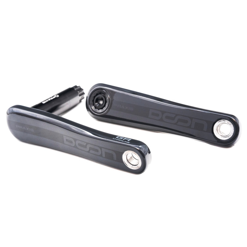Pédalier Praxis doon gr carbone m30-thru 160mm (jeu de bras)