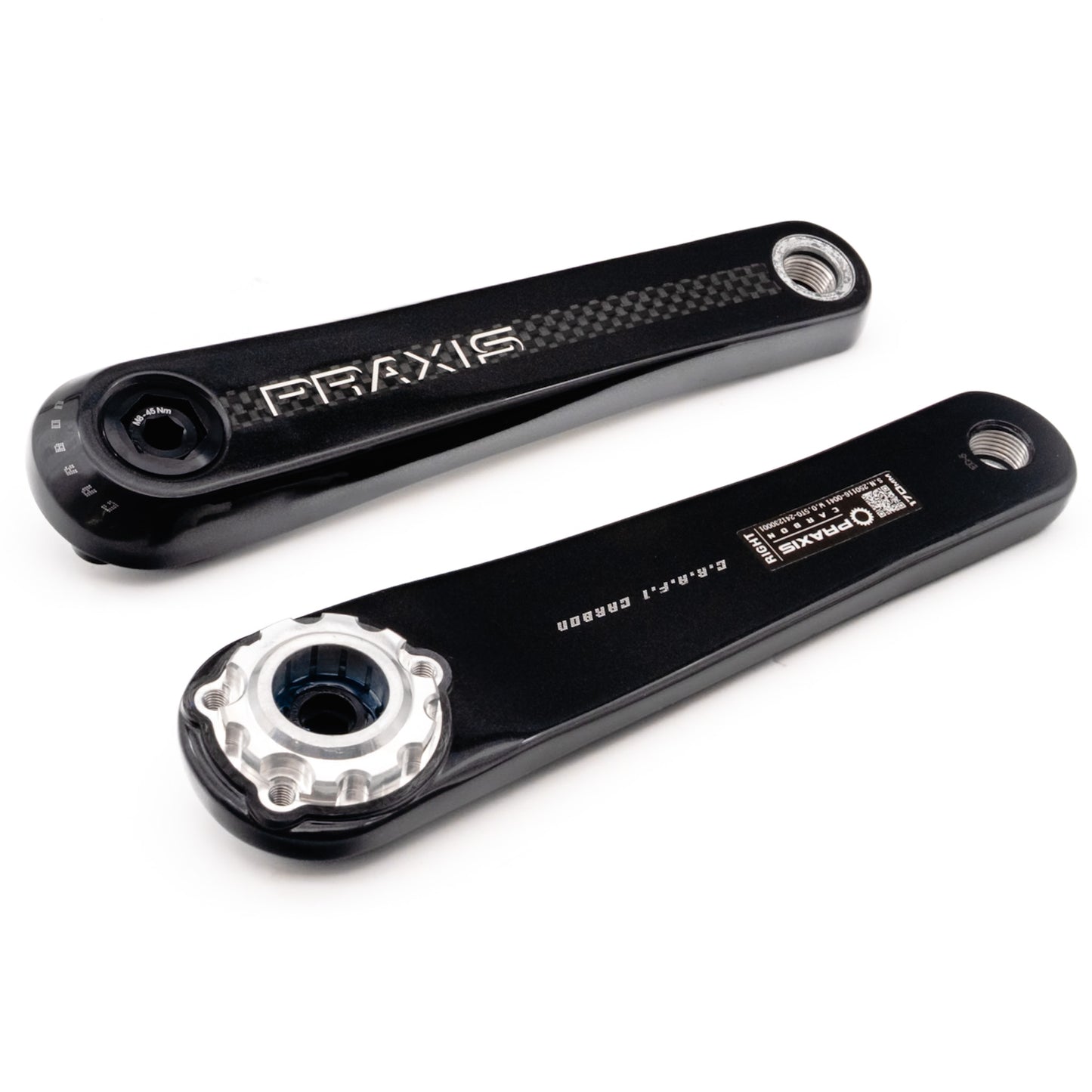 Pédalier Praxis e-race tq-hpr40 carbone 165mm