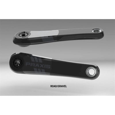 Pédalier Praxis e-race carbone etor spline 165mm (fazua r60