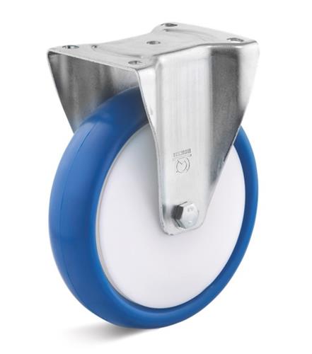 Roulette fixe Torwegge PU ø125 plastique