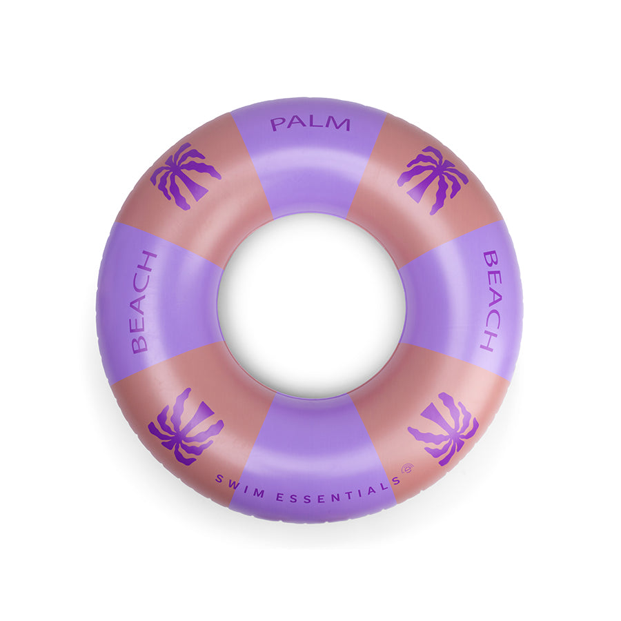 Palmiers | Ruban de natation orange violet 120 cm