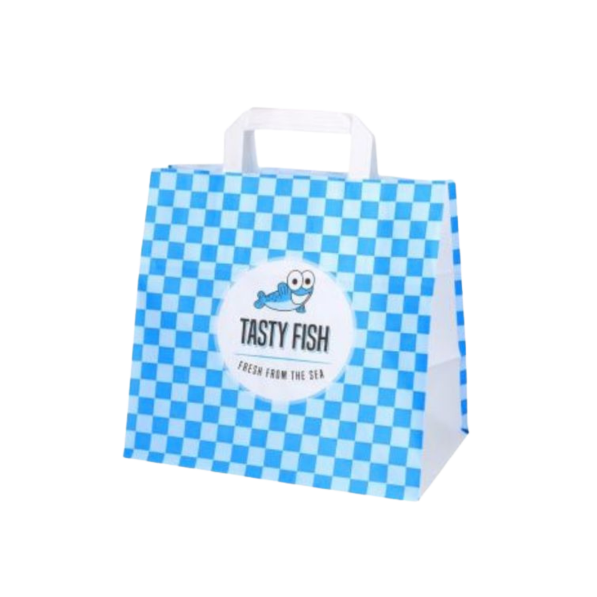 Sac de transport en papier poisson 26 x 17 x 26 cm