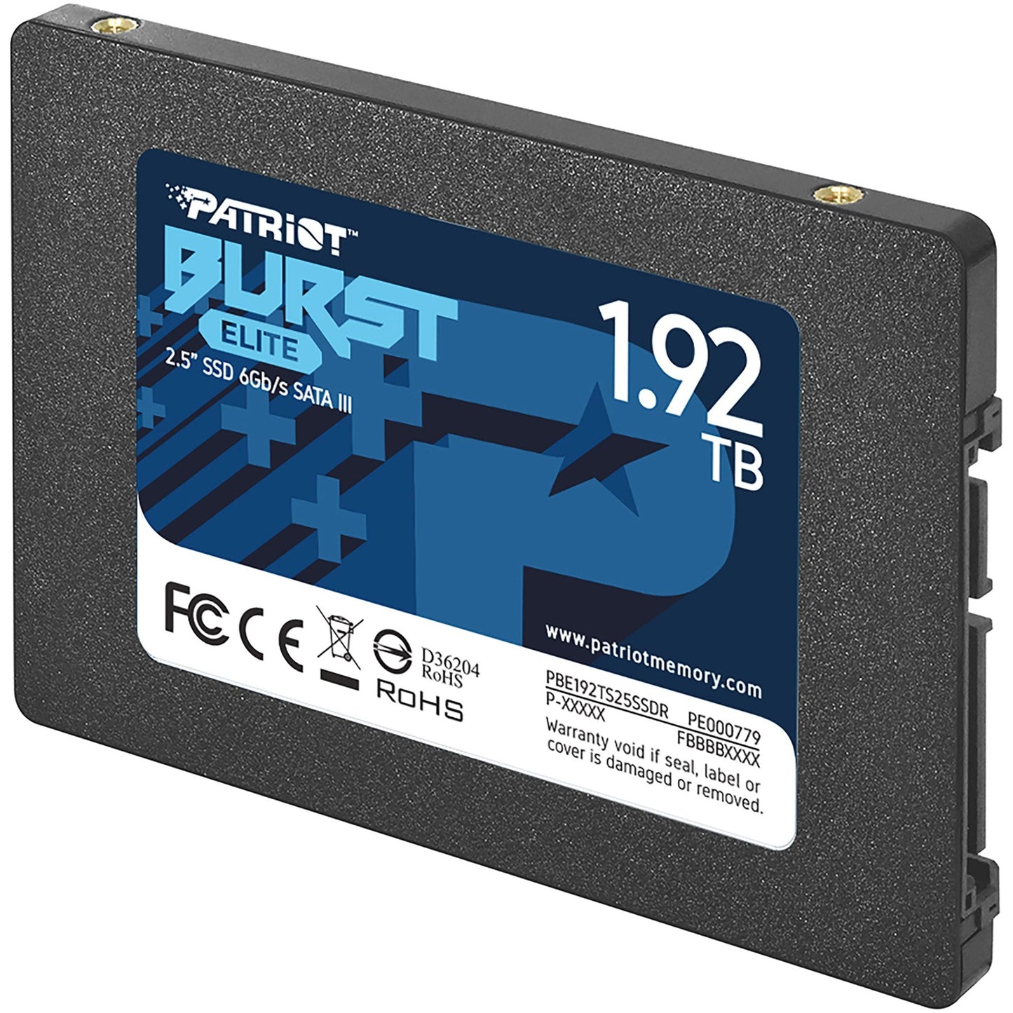 Patriot a éclaté 1,92 TB