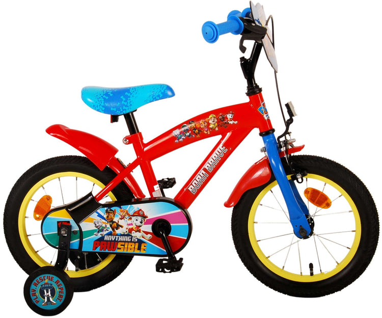 PAW PATROL CHILD'S BIKE - Boys - 14 pouces - Bleu rouge