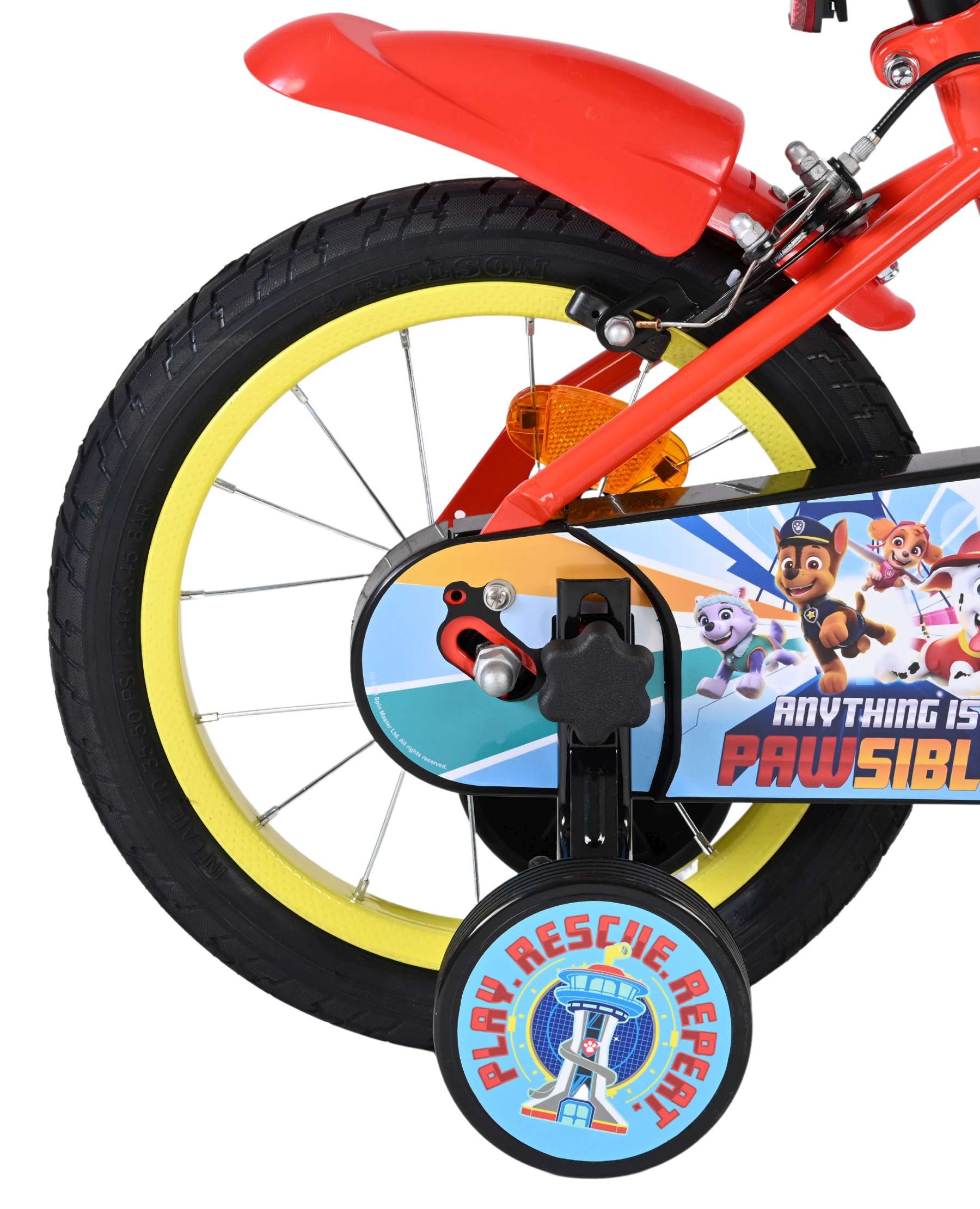 Vélo pour enfants Paw Patrol - garçons - 14 pouces - deux freins à main