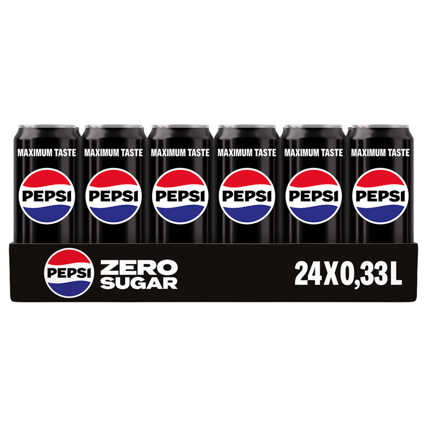 Canette Pepsi zéro sucre (24x 33 cl)