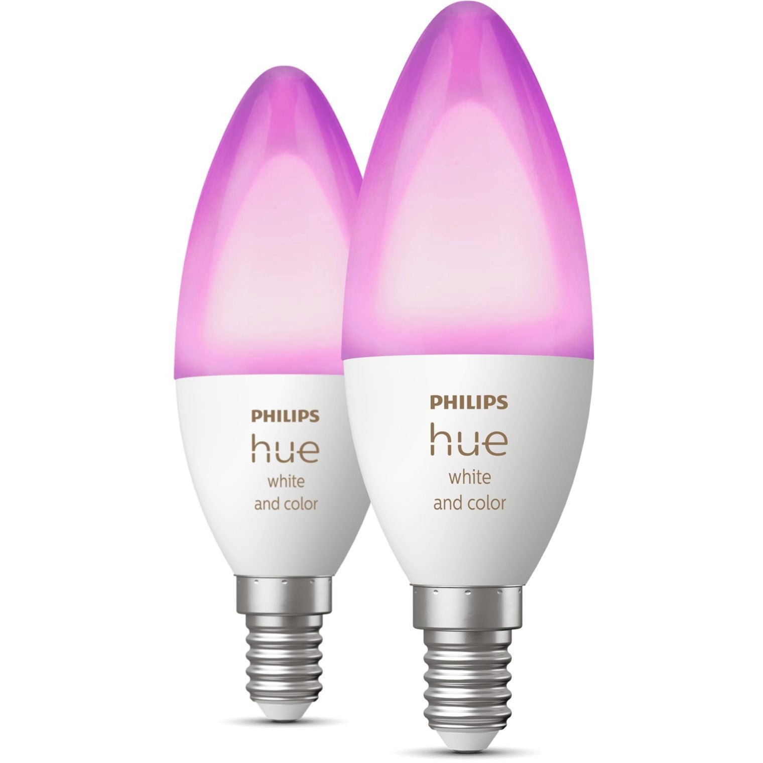 Philips Hue Loose Candle Lampe E14 White Color 2 Pack