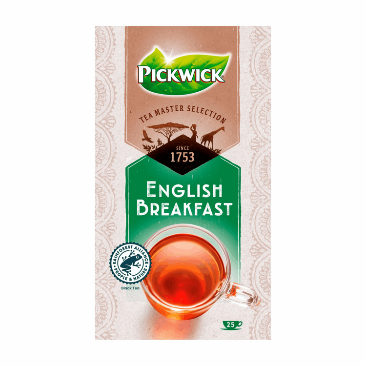 Pickwick Tea Master Selection Petit-déjeuner anglais (4x25 pièces)