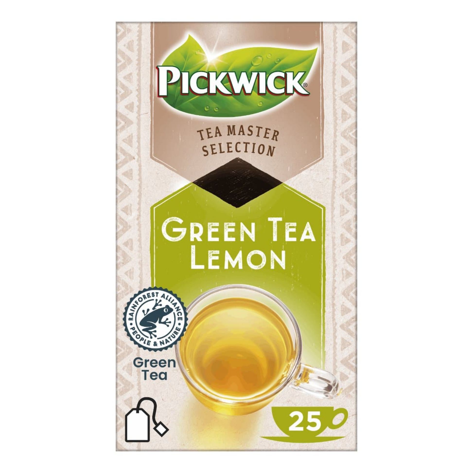 Pickwick tea master selection thé vert citron (4x25 pièces)