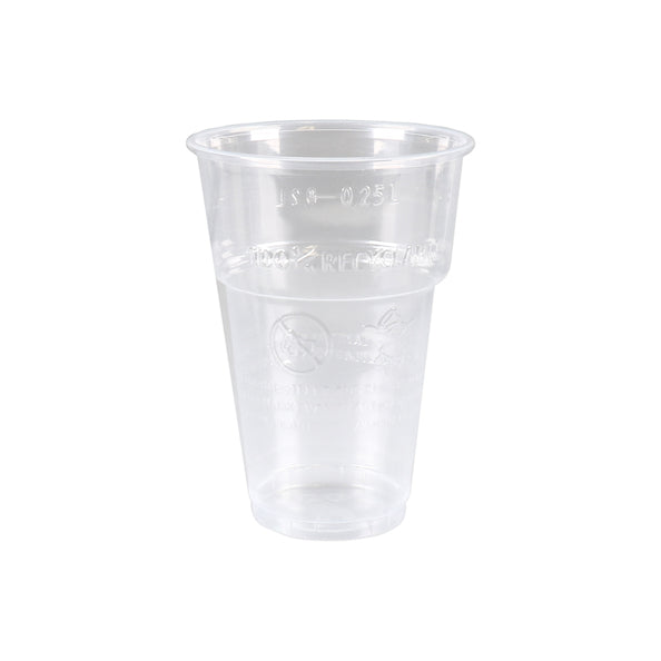 Verre à bière en plastique souple (1000x 250cc) 433 (proppy)