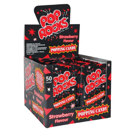Zeta pop rocks fraise (50 pièces)