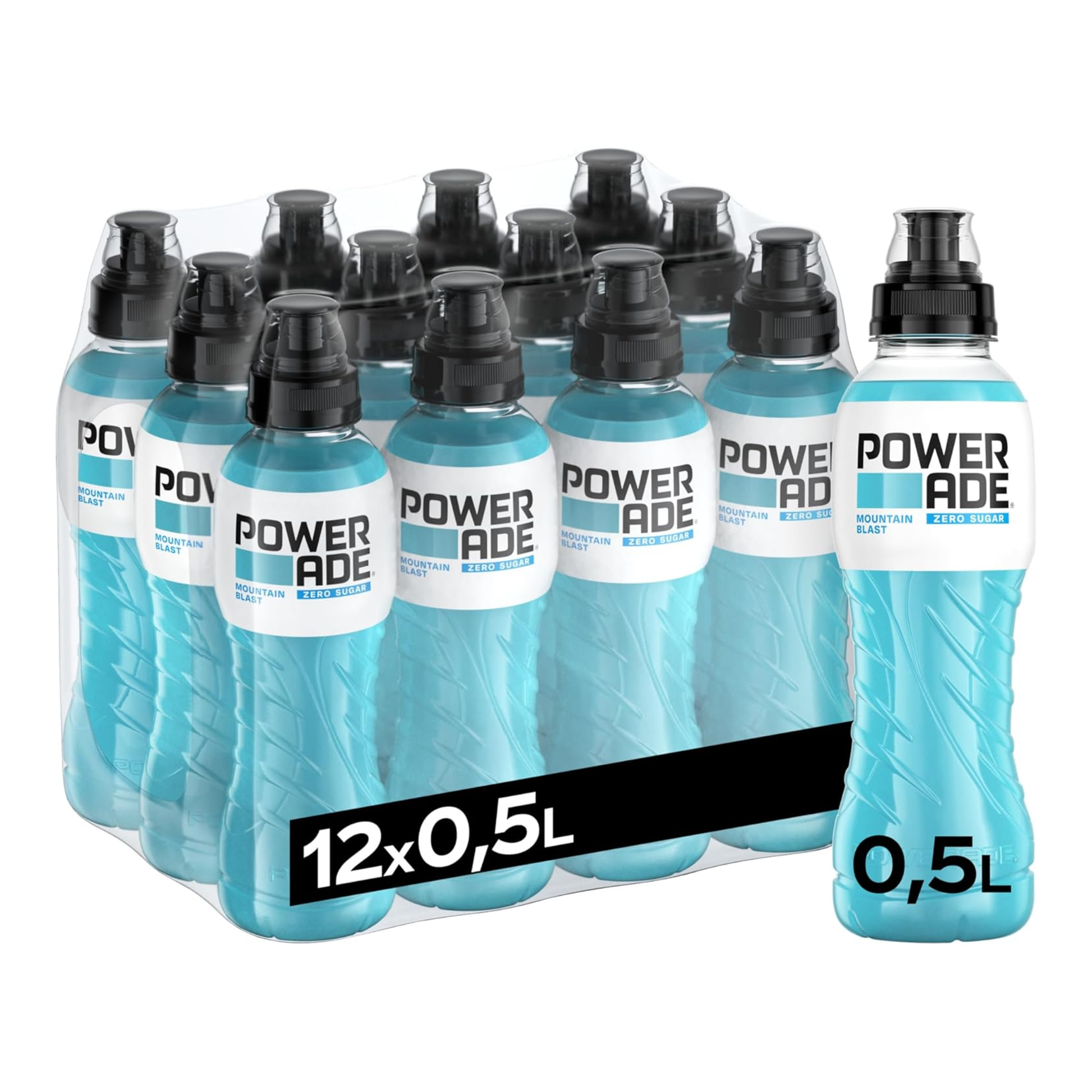 Bouchon anti-explosion Powerade Zero Mountain (12x 50cl)