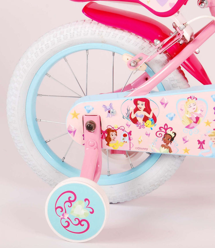 Disney Princess Children's Bicycle - Girls - 14 pouces - Pink - deux freins à main