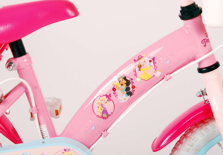 Disney Princess Children's Bicycle - Girls - 14 pouces - Pink - deux freins à main