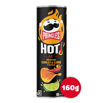 Pringles piment mexicain fort et citron vert (6x 160gr)