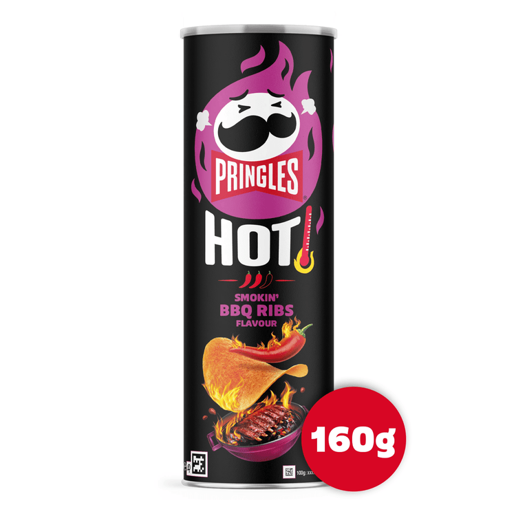 Pringles côtes levées barbecue fumées à chaud (6x 160gr)
