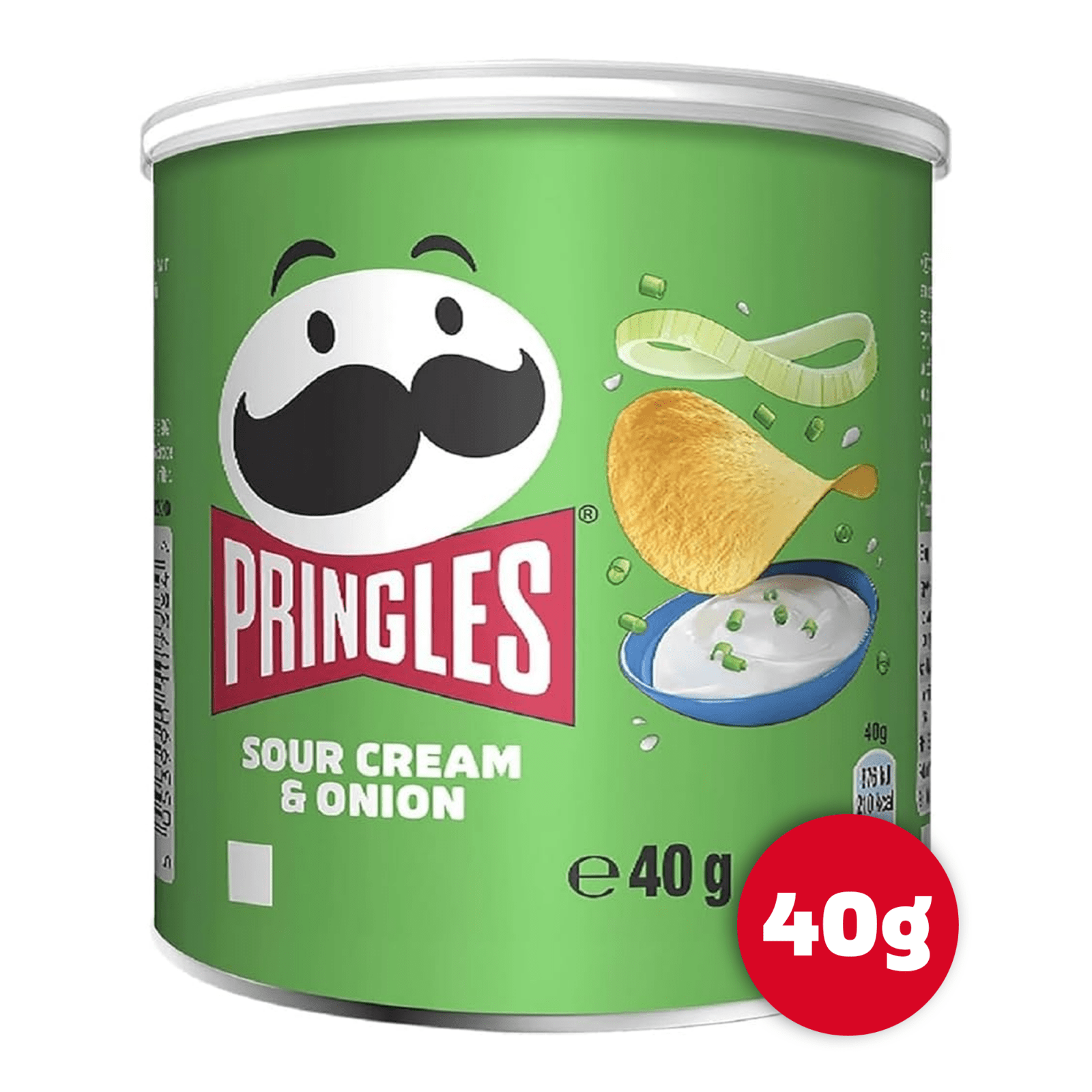 Pringles oignon crème sure (36x 40gr) (ampoule)