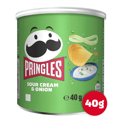 Pringles oignon crème sure (36x 40gr) (ampoule)