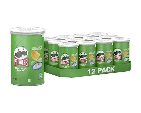 Pringles oignon crème sure (12x 70gr)