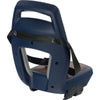 Qibbel Q342 Sage arrière 6+ Junior avec repose-pieds et plaques de protection bleu marine