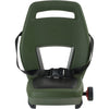 siège arrière junior 6+ repose-pieds + ceinture vert armée noir