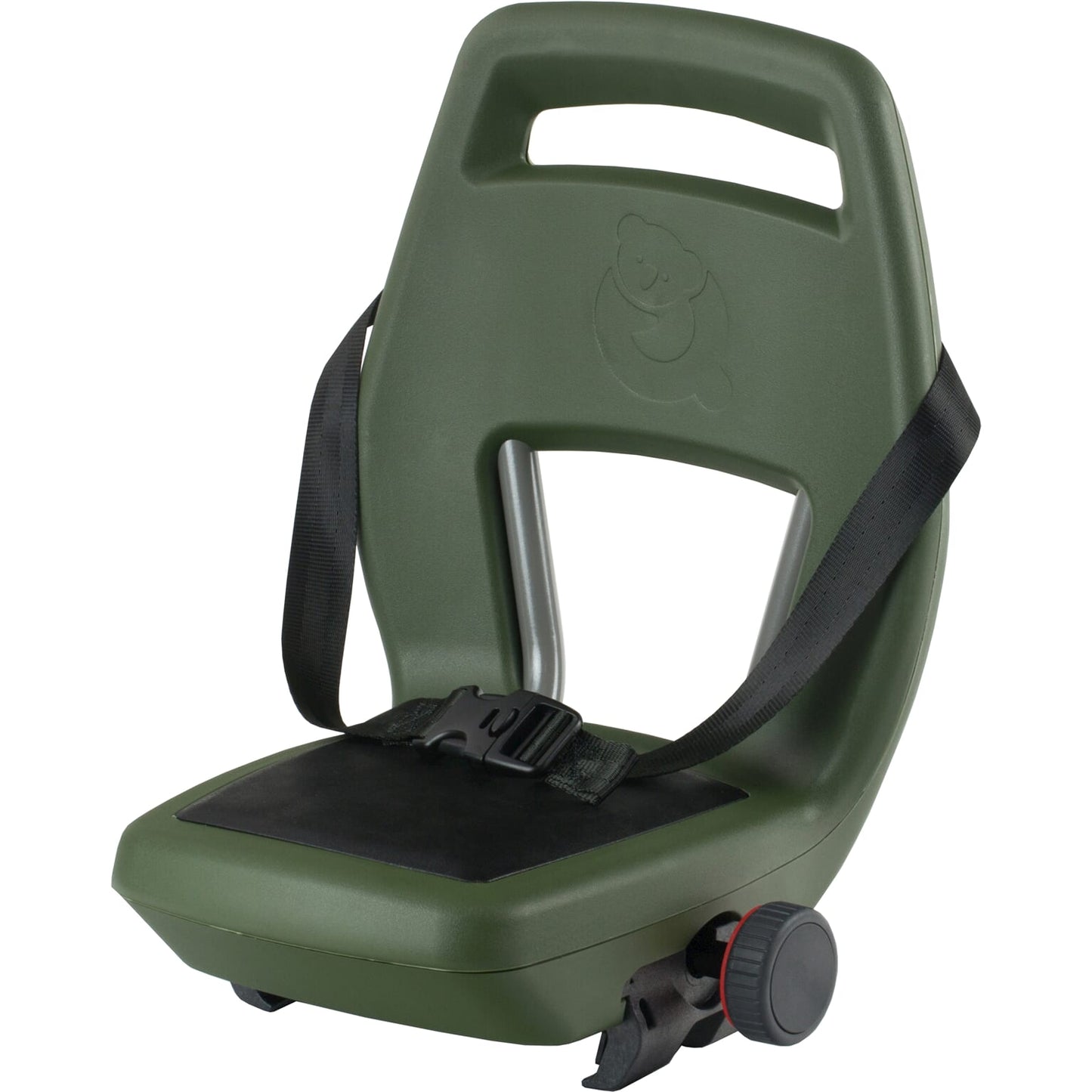 siège arrière junior 6+ repose-pieds + ceinture vert armée noir